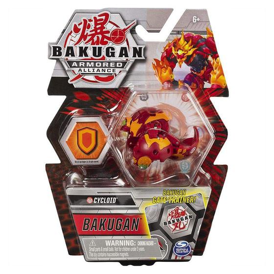 Imagem de Bakugan Armored Alliance Core 2-inch Collectible Transforming Figure Cycloid (Facção Pyrus)