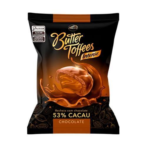 Imagem de Bala butter toffees 500g Arcor Chocolate 53% cacau Intense