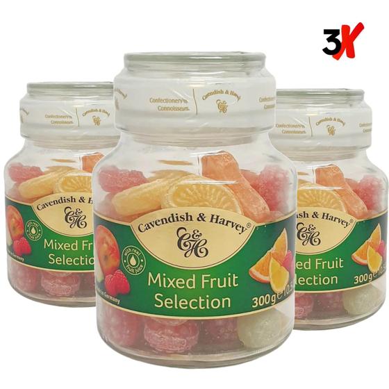 Imagem de Bala CAVENDISH & HARVEY Mixed Fruit Selection 300g (3x)