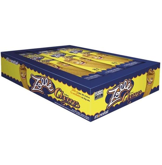 Imagem de Bala Churros Zolle Stick Display Com 12 Unidades - Florestal
