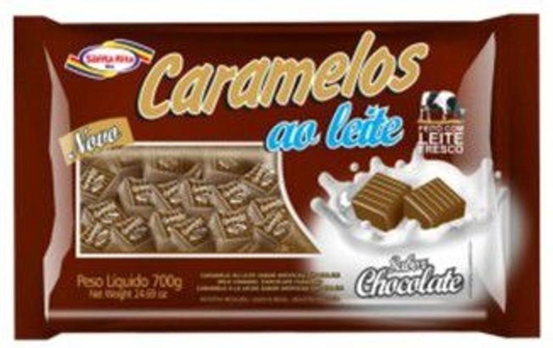 Imagem de Bala de Caramelo ao Leite - Chocolate 700g -  Santa Rita