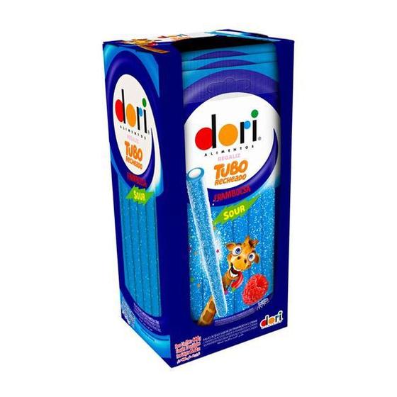 Imagem de Bala de Framboesa com 44 Gramas Dori Caixa com 10 Un