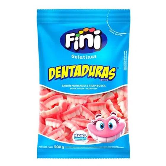 Imagem de Bala de Gelatina Dentaduras Fini - 500g