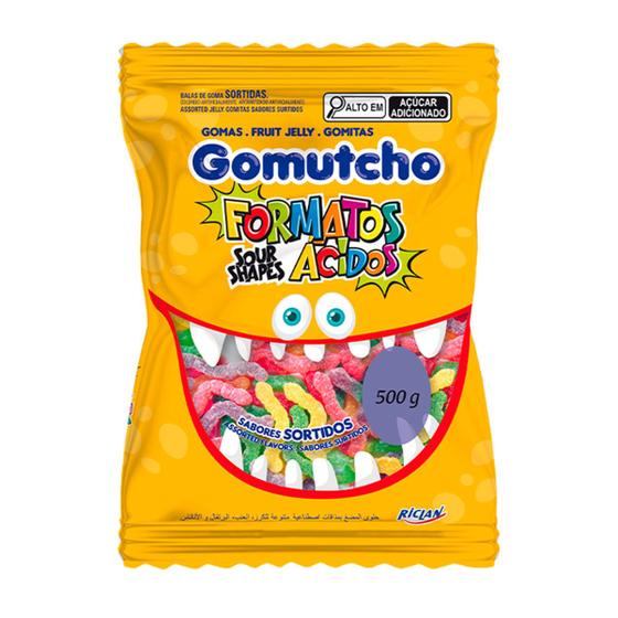 Imagem de Bala de Goma Gomutcho Minhoca 500g - Riclan