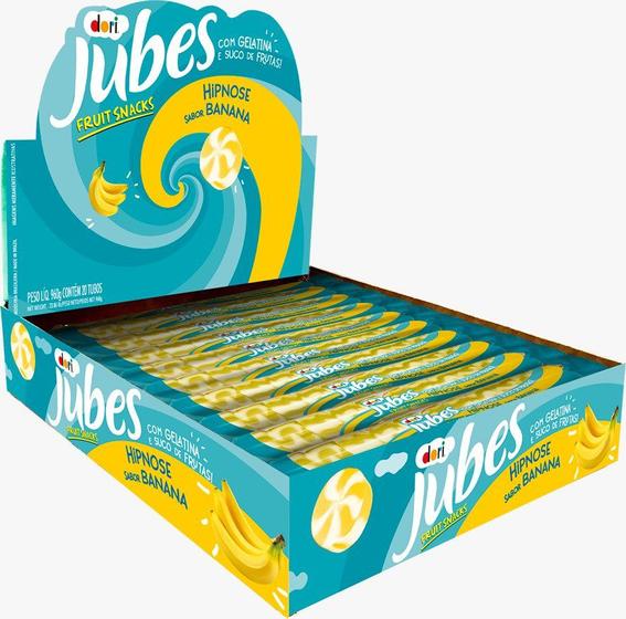 bala de goma jubes hipnose 20 tubos 48g Dori Balas Magazine Luiza