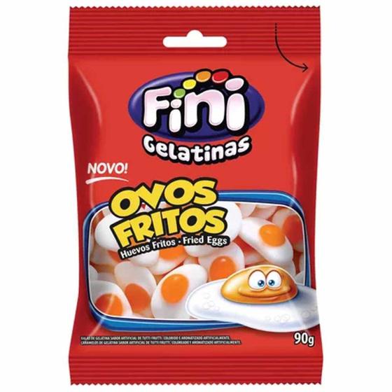 Imagem de Bala de Goma Ovos Fritos 90g Fini