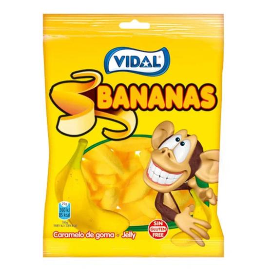 Imagem de Bala De Goma Vidal Bananas 100G