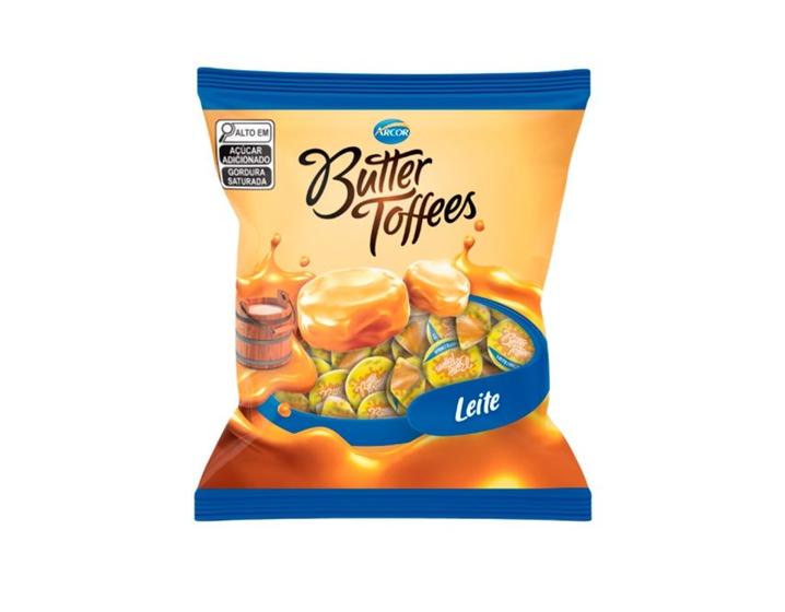 Imagem de Bala de Leite Butter Toffees Arcor 500g