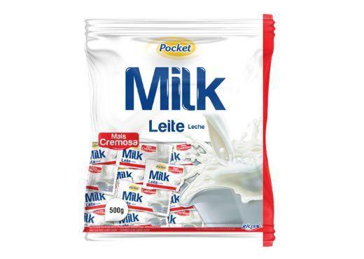 Imagem de Bala de Leite Milk Pocket Riclan 500g