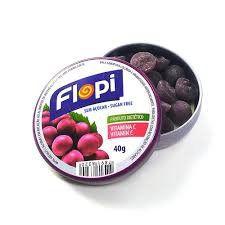 Imagem de Bala Diet Flopi Uva Com 1 Unidade De 40G