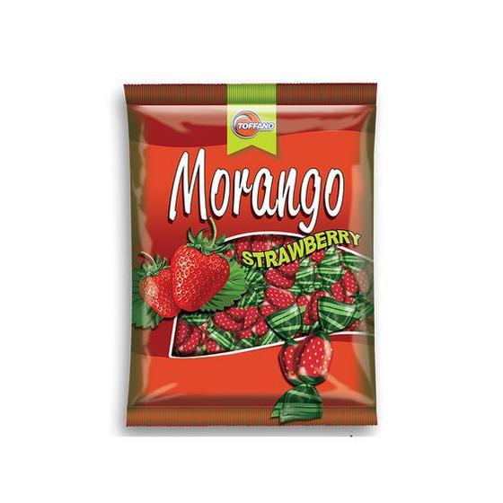 Imagem de Bala Dura De Morango Com Recheio Docinho Embalagem Especial
