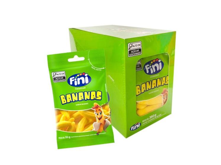 Imagem de Bala Fini Bananas C/ 10un 350g