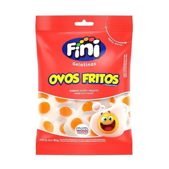 Imagem de Bala Fini Ovos Fritos Sabor Tutti Frutti 90g