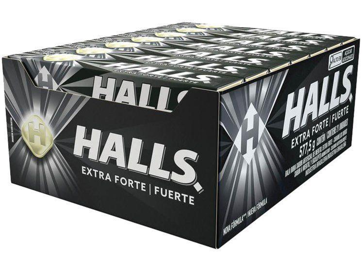 Imagem de Bala Halls Extra Forte Mentol 27,5g Display - 21 Unidades