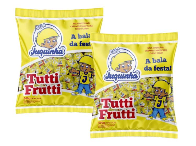 Imagem de Bala Juquinha Tutti Frutti 500g - 2 pacotes