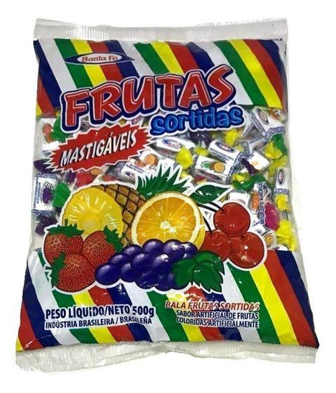 Bala Mastigável Frutas Sortidas 500g - Santa Fé é boa?