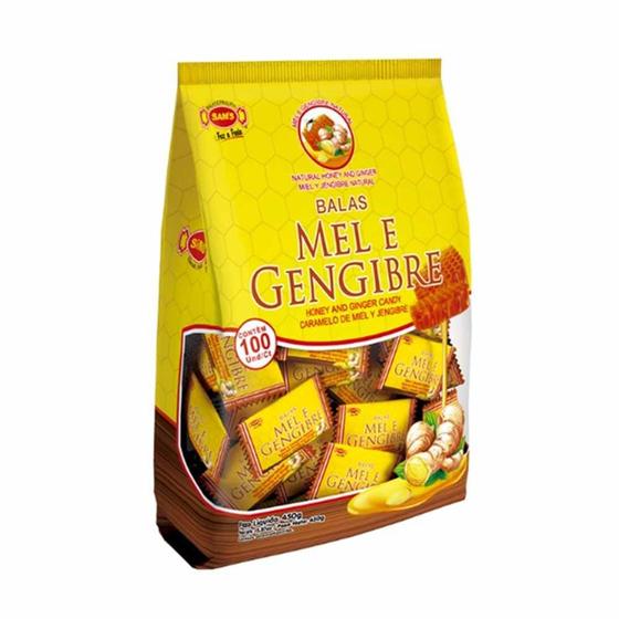 Bala Natural de Mel e Gengibre 450g - Sams - Balas - Magazine Luiza