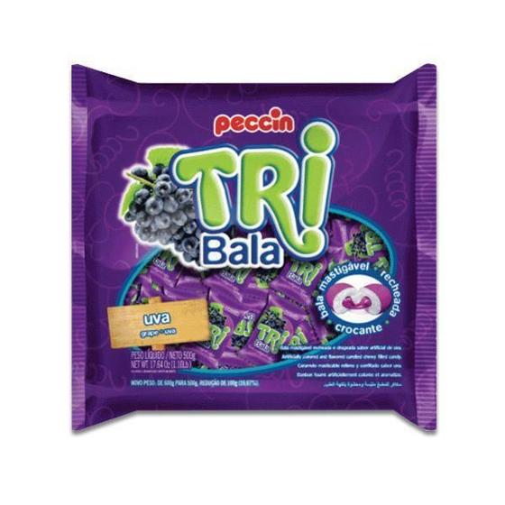 Imagem de Bala Peccin Tribala Uva 500G