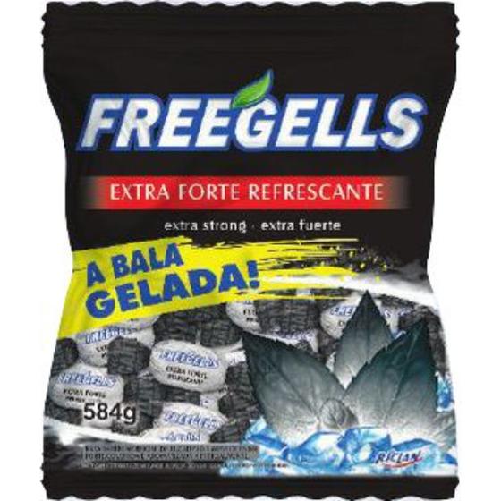 Imagem de Bala sabor extra forte 584g freegells