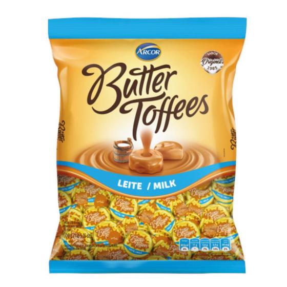 Bala Sabor Leite Butter Toffees G Arcor Balas Magazine Luiza