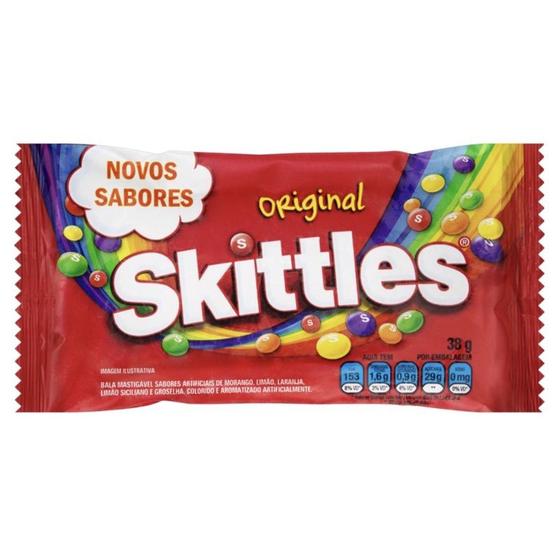 Imagem de Bala Skittles Original Pacote 38g