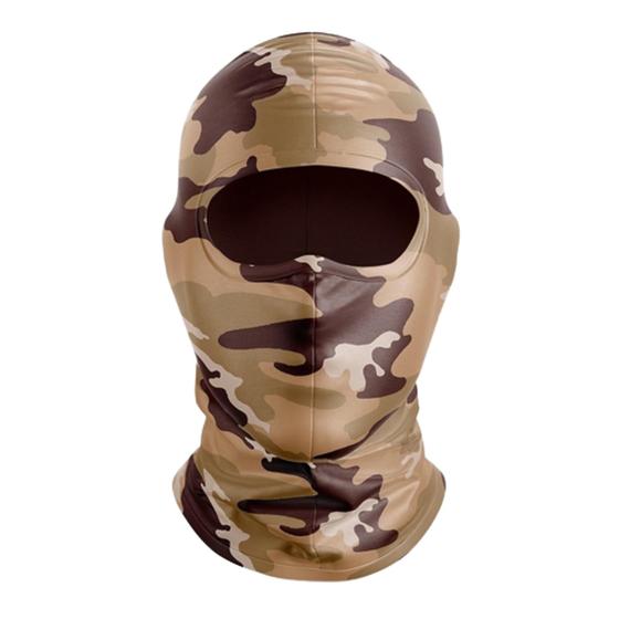 Imagem de Balaclava Touca Ninja Motoqueiro Anti Calor Proteção UV Camuflada Exército Bope