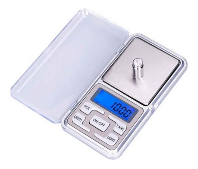 Imagem de Balança Alta Precisão Mini De Bolso Pesa 500G
