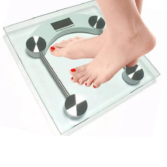 Imagem de Balança  Banheiro Digital Peso Corporal Vidro Temperado 180kg