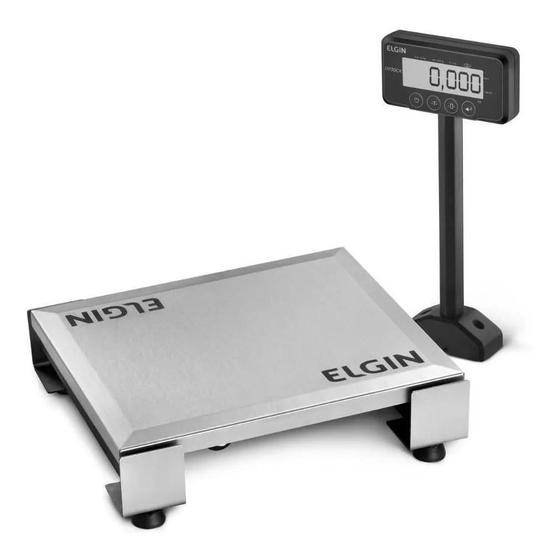 Imagem de Balança comercial digital Elgin DP 30CK 30kg com mastro 90V/240V preto 330 mm x 280 mm