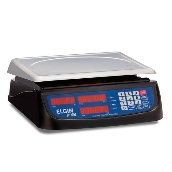 Balança Computadora Elgin DP1502 15Kg Preta - 46BADP15MI00 Menor preço em Balança Computadora Elgin DP1502 15Kg Preta - 46BADP15MI00