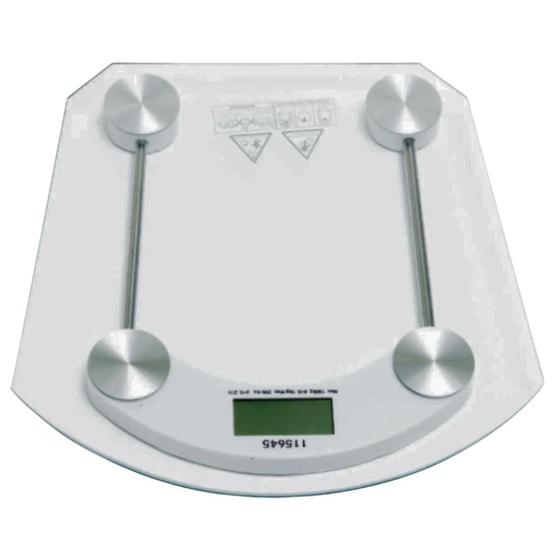 Imagem de Balança Corporal Digital 180kg Banheiro Consultório Academia Quadrada