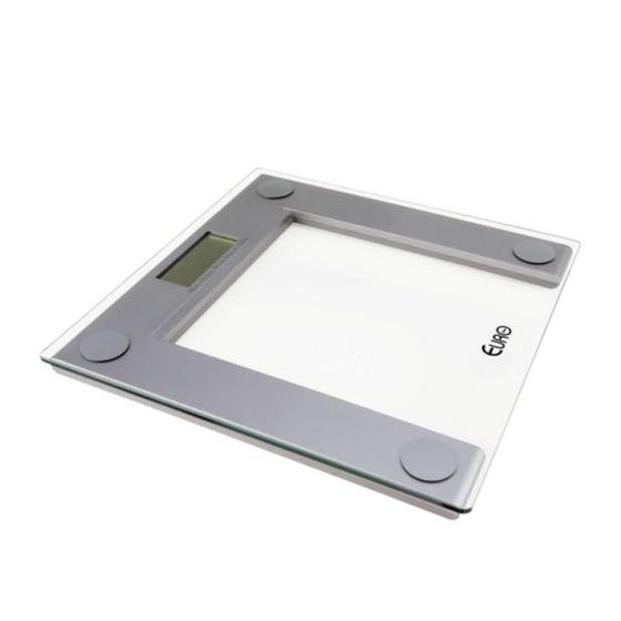 Imagem de Balança Corporal Digital Peso até 180kg Banheiro Transparente Euro