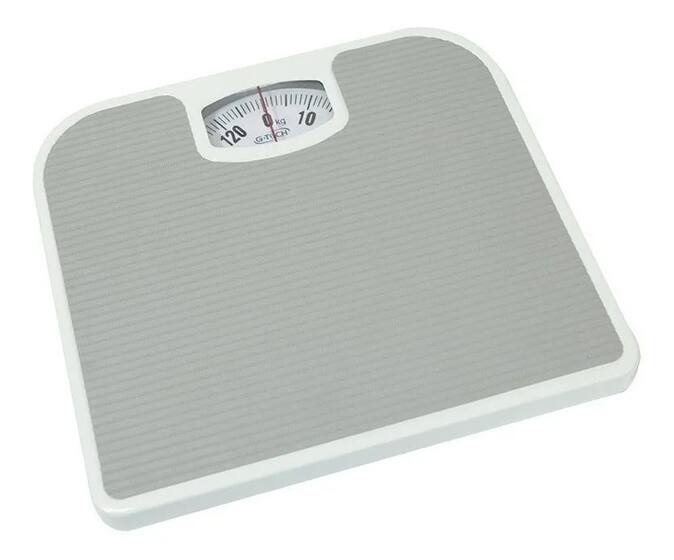 Balança corporal mecânica G-Tech Sport cinza, até130 kg - Balanças ...