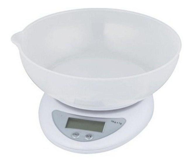 Imagem de Balança Cozinha 5kg Digital Recipiente Para Líquidos Massa - B-Max