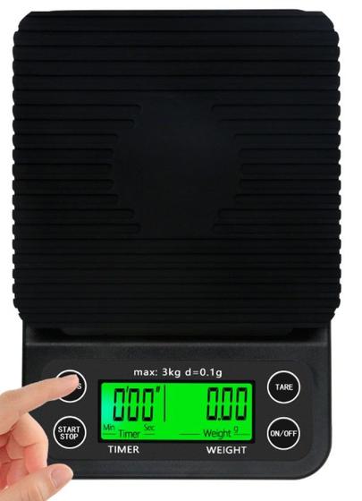 Imagem de Balança de Café Digital com Temporizador e Display LCD - Alta Precisão