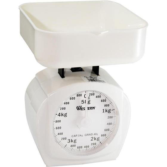 Imagem de Balança de cozinha analógica 5kg KC05 Western
