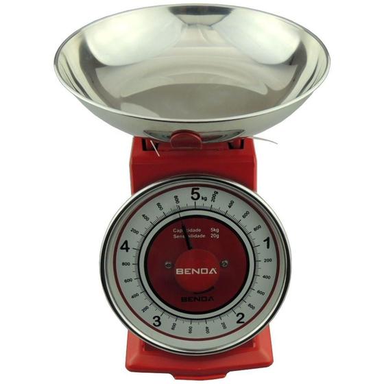 Imagem de Balança de Cozinha Benoá NR-CY-RED 5kg