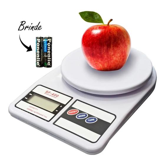 Imagem de Balança de Cozinha Eletrônica Digital De Precisão 10kg SF-400