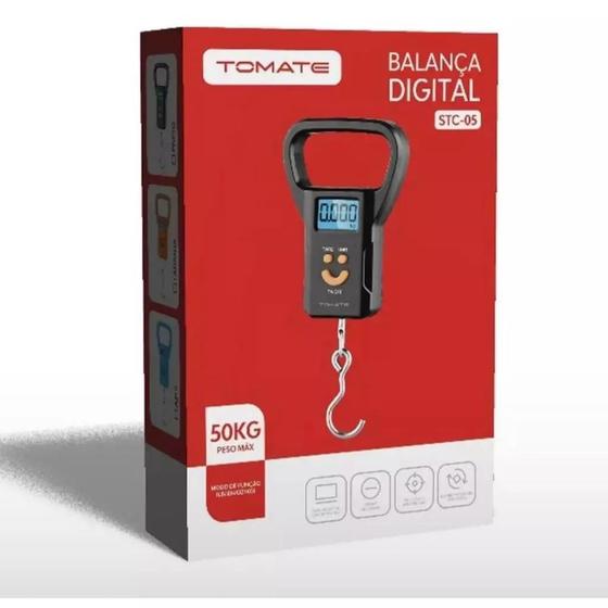 Imagem de Balança de Mão Portatil Digital 50kg - Stc-05 Tomate