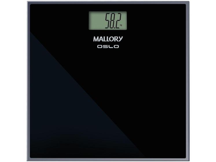 Imagem de Balança Digital até 150kg Vidro Temperado - Antiderrapante - Mallory Oslo