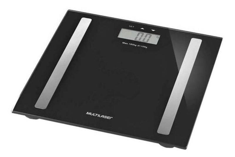 Imagem de Balança Digital até 180kg com Medidor de Gordura - Vidro Temperado Serene Digi-Health Pro Multilazer