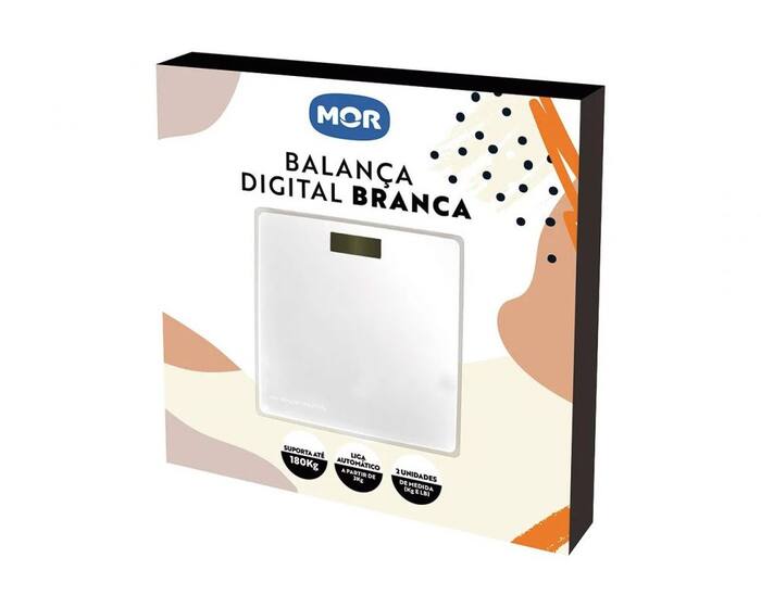 Balanca Digital Branca - MOR - Balanças - Magazine Luiza