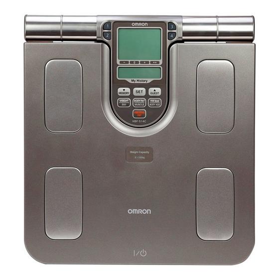 Balança Digital Corporal de Bioimpedância Omron HBF-514C Menor preço em Balança Digital Corporal de Bioimpedância Omron HBF-514C