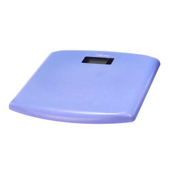 Balança Digital Corporal Plenna Light Azul até 150Kg Menor preço em Balança Digital Corporal Plenna Light Azul até 150Kg
