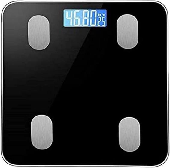 Balança Digital Corporal Vidro Bioimpedancia Bluetooth Sensor IMC Menor preço em Balança Digital Corporal Vidro Bioimpedancia Bluetooth Sensor IMC