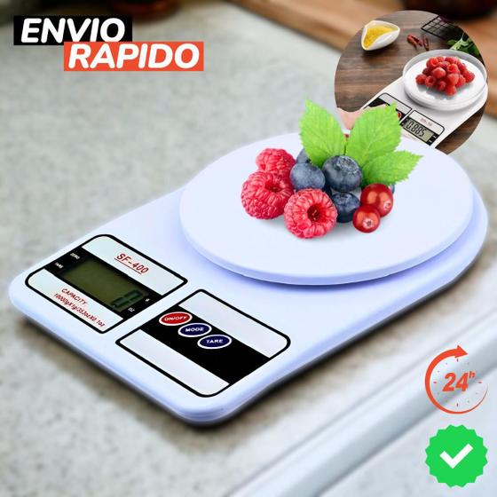 Imagem de Balança Digital De Precisão Cozinha 10kg Nutrição E Dieta