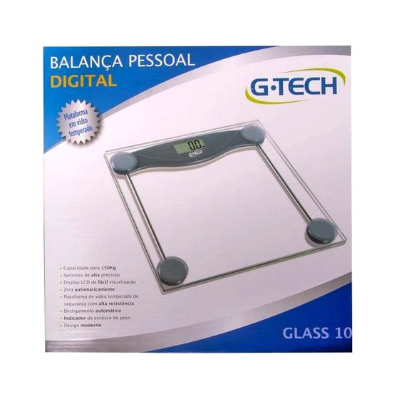 Imagem de Balanca Digital G-Tech Glass 10 1 Unidade