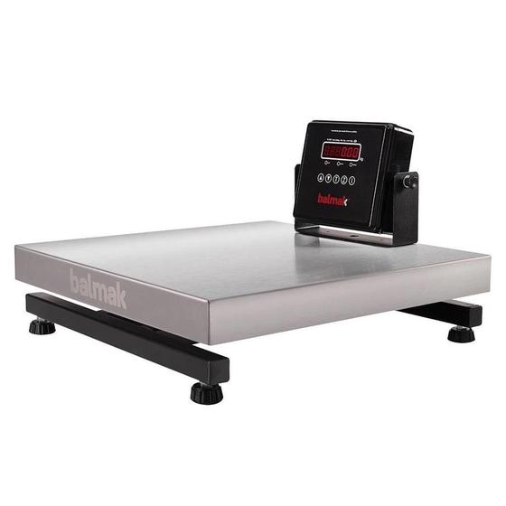 Balança Digital Industrial 300Kg/50g com Bateria, Inox, 50x50cm - K ...