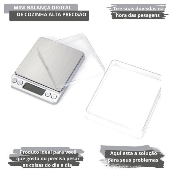 Balança Digital Mini de Cozinha 0,1g até 2000g Menor preço em Balança Digital Mini de Cozinha 0,1g até 2000g