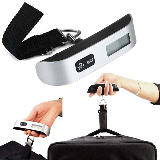Balança Digital para Mala de Viagem Bagagem até 50kg Menor preço em Balança Digital para Mala de Viagem Bagagem até 50kg